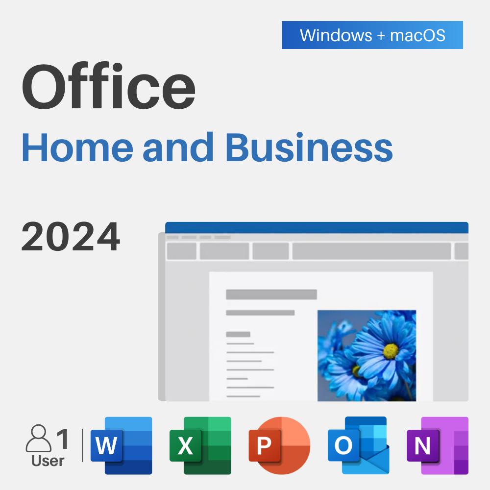 Microsoft Office 2024 Home & Business (Instant Delivery)